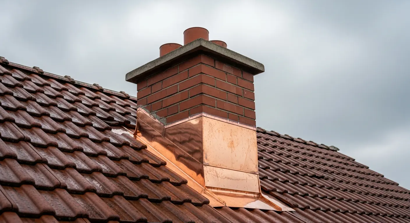 Neue Kupferanschlüsse nach Reinigung