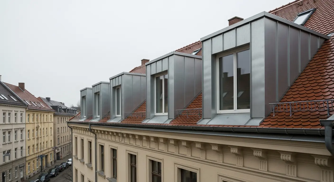 Fertig renovierte Dachgaube